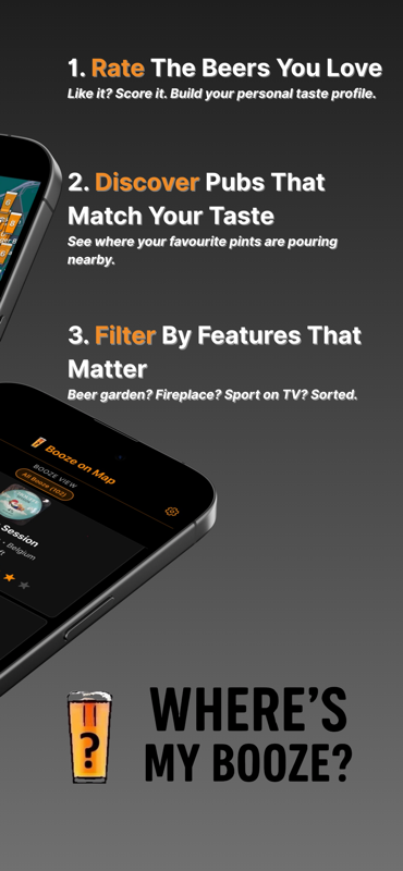 Another view of nearby venues in the app